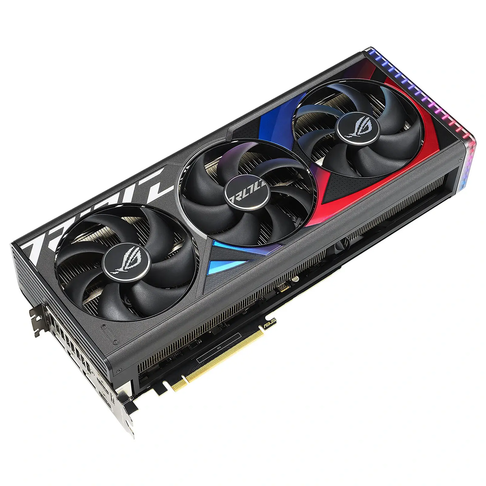 ASUS ROG Strix GeForce RTX 4080 SUPER 16GB — Strix RTX 4080 SUPER family matched to accompanying box; OC SKU unconfirmed.
