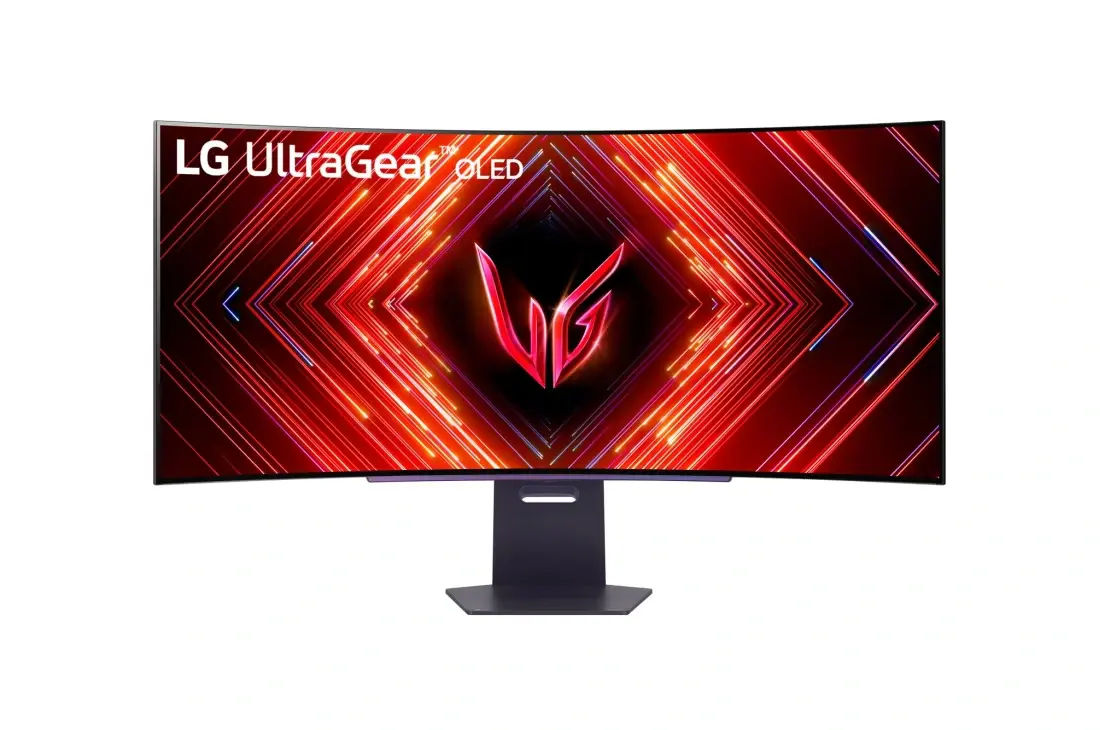 LG UltraGear 45GS95QE-B — Owner-selected curved ultrawide LG OLED; consistent with 45GS95QE reference.