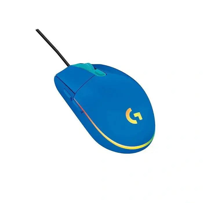 Logitech G203 LIGHTSYNC — G203 LIGHTSYNC blue colorway; color does not establish future inventory.